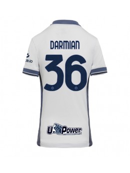 Billige Inter Milan Matteo Darmian #36 Bortedrakt Dame 2024-25 Kortermet